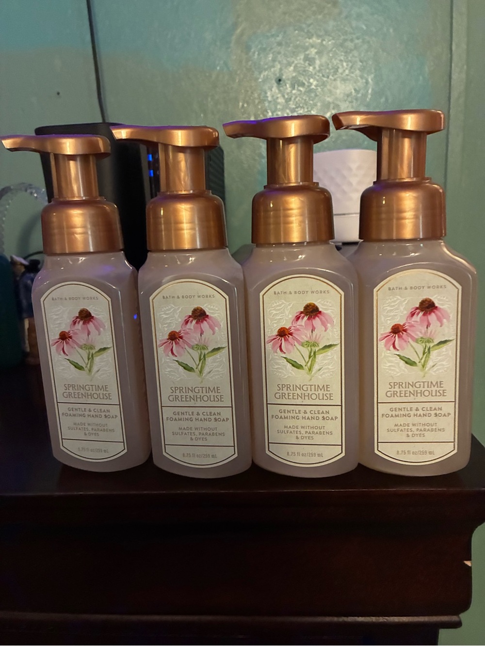 Bath & Body Works Springtime Greenhouse Gentle Foaming Hand Soap - Pink (4 Pack)